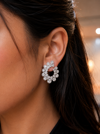 Moonflower studs
